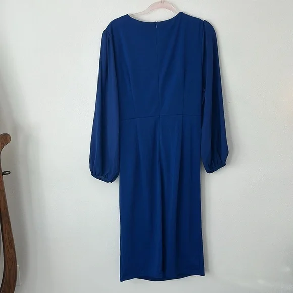 GRACE KARIN Women's Ruched Bodycon Dress Sleeveless Front Drape - Picture 8 of 9